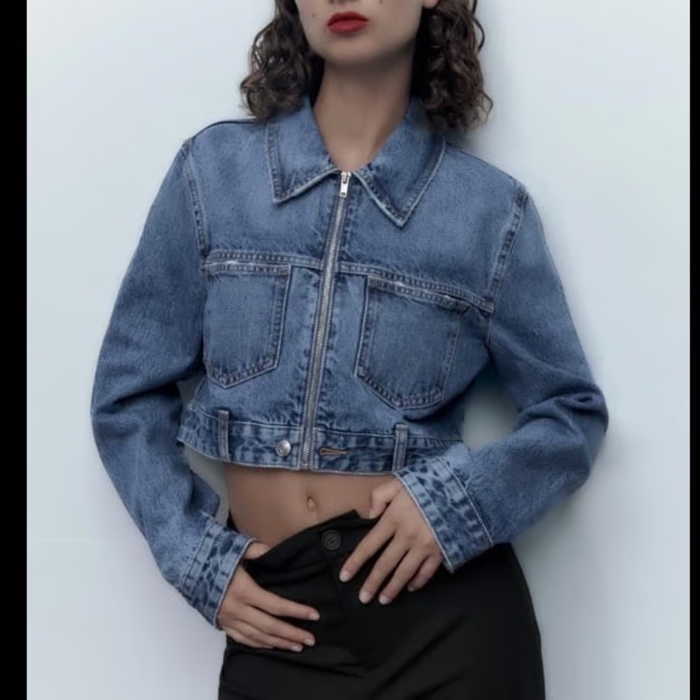 Zara Indigo Denim Jacket
